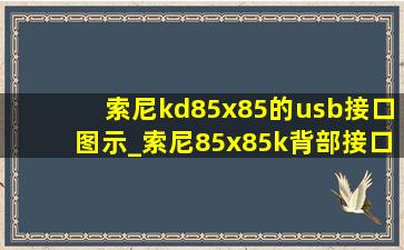 索尼kd85x85的usb接口图示_索尼85x85k背部接口示意图