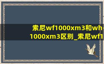 索尼wf1000xm3和wh-1000xm3区别_索尼wf1000xm3和wh-1000xm3哪个好