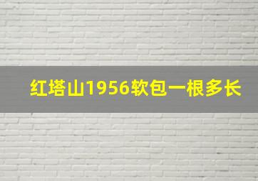 红塔山1956软包一根多长