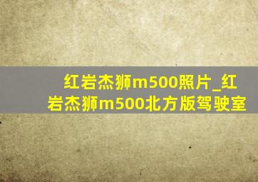 红岩杰狮m500照片_红岩杰狮m500北方版驾驶室