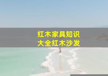 红木家具知识大全红木沙发