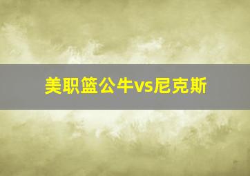 美职篮公牛vs尼克斯