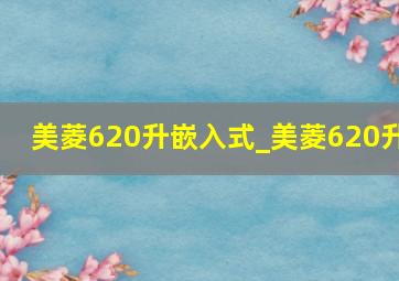 美菱620升嵌入式_美菱620升