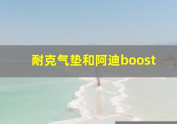 耐克气垫和阿迪boost