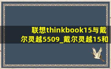 联想thinkbook15与戴尔灵越5509_戴尔灵越15和联想thinkbook14