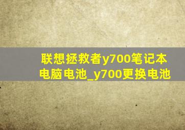 联想拯救者y700笔记本电脑电池_y700更换电池