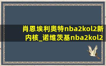 肖恩埃利奥特nba2kol2新内核_诺维茨基nba2kol2新内核