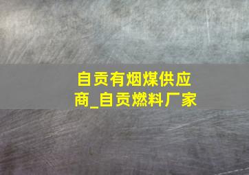 自贡有烟煤供应商_自贡燃料厂家