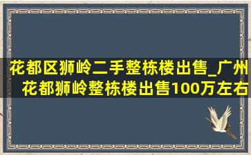 花都区狮岭二手整栋楼出售_广州花都狮岭整栋楼出售100万左右