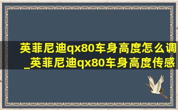 英菲尼迪qx80车身高度怎么调_英菲尼迪qx80车身高度传感器