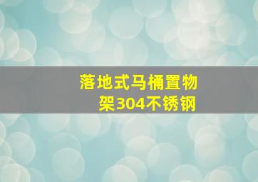 落地式马桶置物架304不锈钢