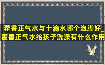 藿香正气水与十滴水哪个泡脚好_藿香正气水给孩子洗澡有什么作用