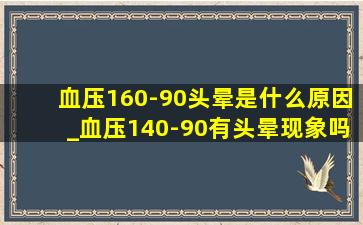 血压160-90头晕是什么原因_血压140-90有头晕现象吗