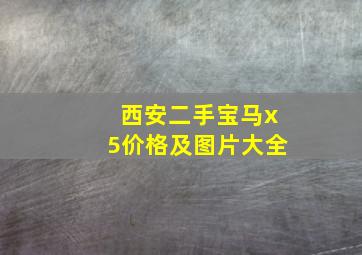 西安二手宝马x5价格及图片大全