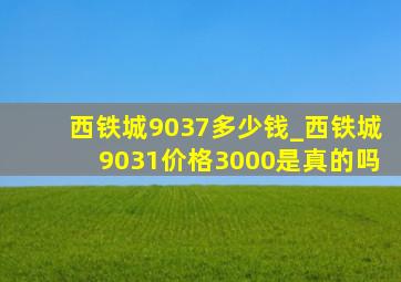 西铁城9037多少钱_西铁城9031价格3000是真的吗