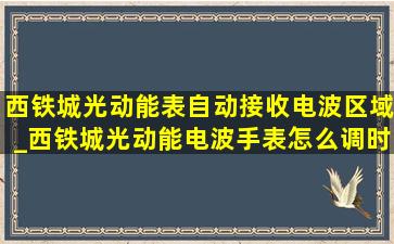 西铁城光动能表自动接收电波区域_西铁城光动能电波手表怎么调时间