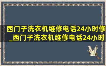 西门子洗衣机维修电话24小时修_西门子洗衣机维修电话24小时移机