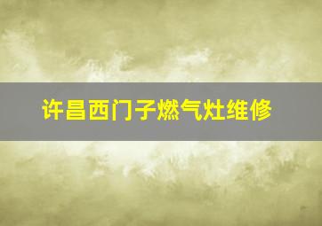 许昌西门子燃气灶维修