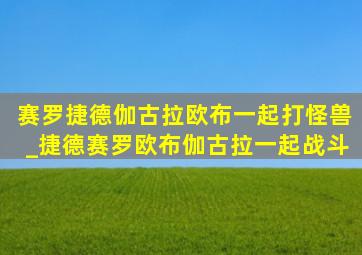 赛罗捷德伽古拉欧布一起打怪兽_捷德赛罗欧布伽古拉一起战斗