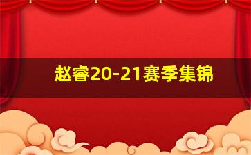 赵睿20-21赛季集锦