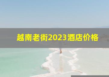 越南老街2023酒店价格