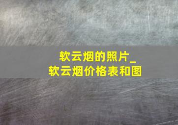 软云烟的照片_软云烟价格表和图