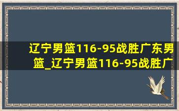 辽宁男篮116-95战胜广东男篮_辽宁男篮116-95战胜广东男篮回放