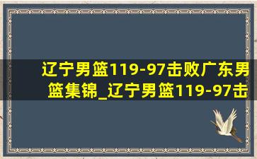 辽宁男篮119-97击败广东男篮集锦_辽宁男篮119-97击败广东男篮