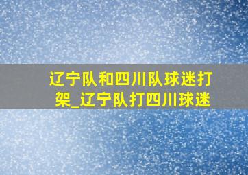 辽宁队和四川队球迷打架_辽宁队打四川球迷