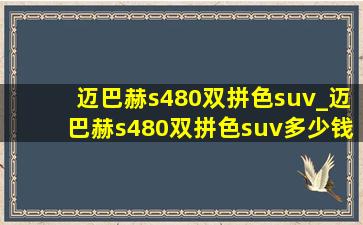 迈巴赫s480双拼色suv_迈巴赫s480双拼色suv多少钱