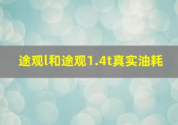 途观l和途观1.4t真实油耗