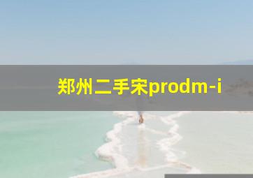 郑州二手宋prodm-i