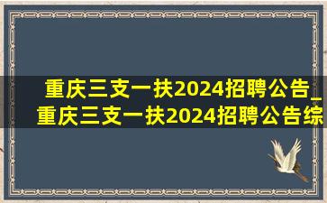 重庆三支一扶2024招聘公告_重庆三支一扶2024招聘公告综合类