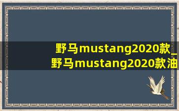 野马mustang2020款_野马mustang2020款油耗