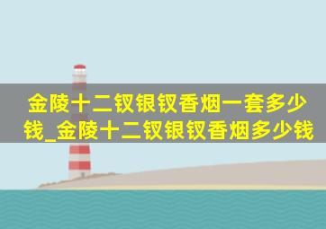 金陵十二钗银钗香烟一套多少钱_金陵十二钗银钗香烟多少钱