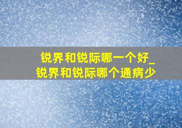 锐界和锐际哪一个好_锐界和锐际哪个通病少