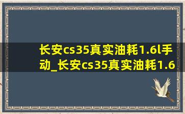 长安cs35真实油耗1.6l手动_长安cs35真实油耗1.6l