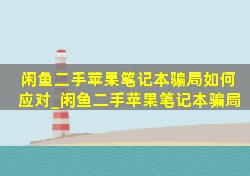 闲鱼二手苹果笔记本骗局如何应对_闲鱼二手苹果笔记本骗局