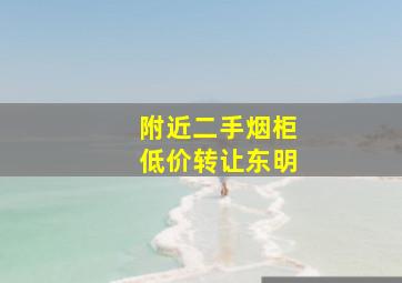 附近二手烟柜低价转让东明