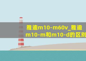 雅迪m10-m60v_雅迪m10-m和m10-d的区别