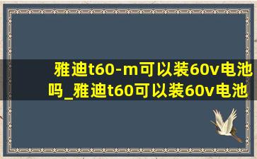 雅迪t60-m可以装60v电池吗_雅迪t60可以装60v电池吗