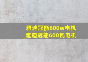 雅迪冠能600w电机_雅迪冠能600瓦电机