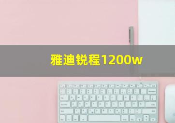 雅迪锐程1200w