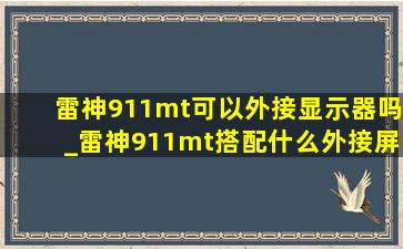 雷神911mt可以外接显示器吗_雷神911mt搭配什么外接屏