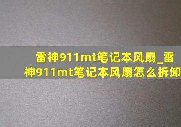 雷神911mt笔记本风扇_雷神911mt笔记本风扇怎么拆卸