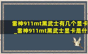 雷神911mt黑武士有几个显卡_雷神911mt黑武士显卡是什么