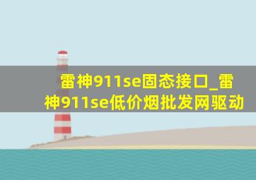 雷神911se固态接口_雷神911se(低价烟批发网)驱动