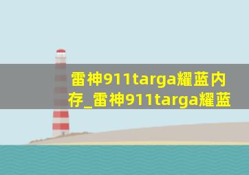 雷神911targa耀蓝内存_雷神911targa耀蓝