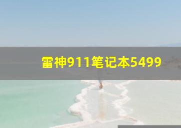 雷神911笔记本5499