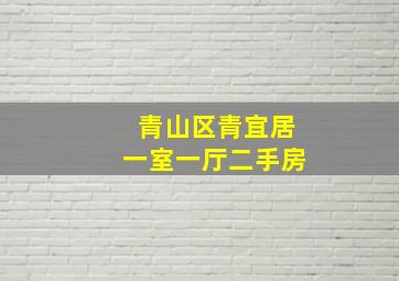 青山区青宜居一室一厅二手房